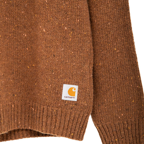 Carhartt WIP Anglistic Sweater Speckles Tamarind I010977.1T6.XX.03 Degli Uberti